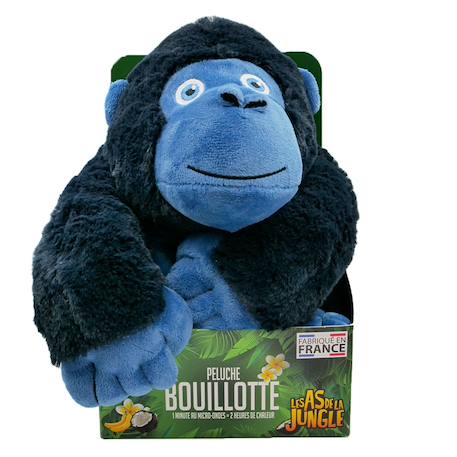 Peluche bouillotte miguel les as de la jungle Bleu foncé 3 - vertbaudet enfant 