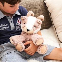 Jouet-Peluche bouillotte chamois