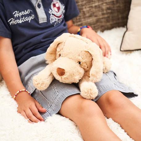 Peluche bouillotte chien Beige 1 - vertbaudet enfant 
