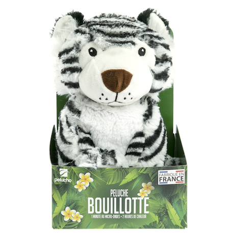 Peluche bouillotte tigre Blanc 4 - vertbaudet enfant 