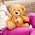 Peluche bouillotte ours crème Marron 1 - vertbaudet enfant 