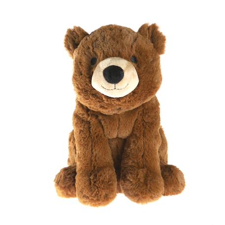 Peluche bouillotte ours brun Marron 2 - vertbaudet enfant 