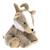 Peluche bouillotte chamois Marron 3 - vertbaudet enfant 