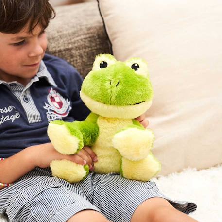 Peluche bouillotte grenouille Vert 1 - vertbaudet enfant 