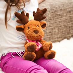Jouet-Peluche bouillotte elan hiver