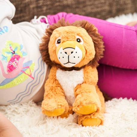 Peluche bouillotte lion Jaune 1 - vertbaudet enfant 