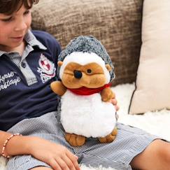 Jouet-Peluche bouillotte hérisson