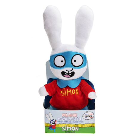 Peluche bouillotte simon super lapin Marron 4 - vertbaudet enfant 