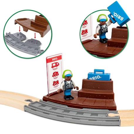Circuit de train à rétrofriction Vert 6 - vertbaudet enfant 