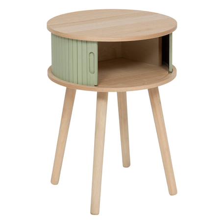 Table de chevet 2 portes - nysos Beige+Beige - vert 6 - vertbaudet enfant 