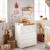 Commode à langer 3 tiroirs - basic Blanc+Blanc/gris+Blanc/rose 1 - vertbaudet enfant 