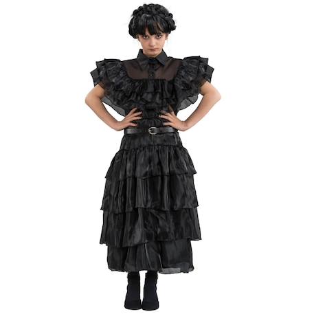 Robe de bal noire mercredi addams Noir 1 - vertbaudet enfant 