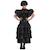 Robe de bal noire mercredi addams Noir 1 - vertbaudet enfant 