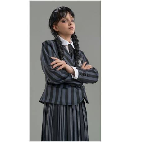 Déguisement mercredi addams Noir 3 - vertbaudet enfant 