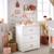 Commode à langer 3 tiroirs - basic Blanc+Blanc/gris+Blanc/rose 9 - vertbaudet enfant 
