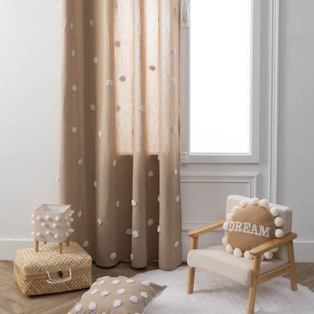 Coffre de rangement pliable en jute - yuki Blanc+Marron 10 - vertbaudet enfant 