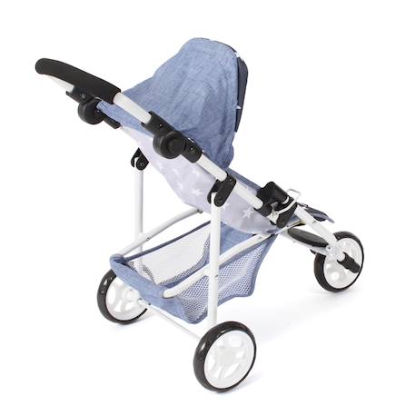 Petite poussette de jogging lola pour poupées Bleu+Rose 3 - vertbaudet enfant 