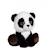 Peluche - peluche puppy eyes pets nature panda - 22 cm Noir 6 - vertbaudet enfant 