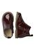 Boots en cuir verni avec fermeture éclair arthur Bordeaux-+Noir-+Noir ivoire- 4 - vertbaudet enfant 