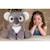 Peluche - peluche puppy eyes pets - koala gris et blanc - 40 cm Gris 3 - vertbaudet enfant 