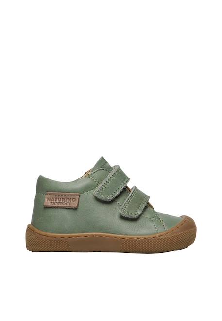 Chaussures barefoot en cuir amur vl Sage-+Violet- 1 - vertbaudet enfant 