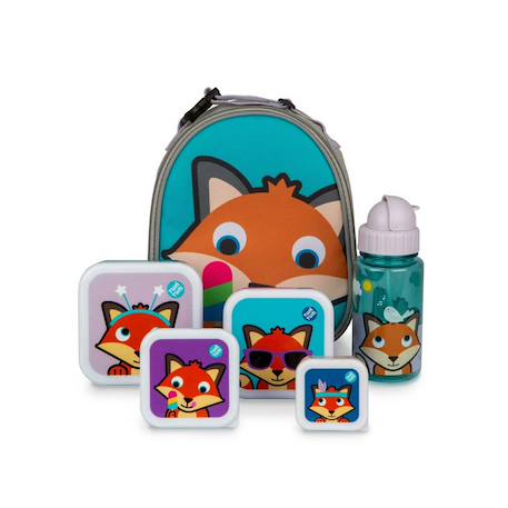 Gourde avec paille felicity fox Violet 2 - vertbaudet enfant 