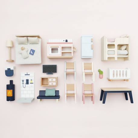 Meubles pour maison de poupées Beige 2 - vertbaudet enfant 
