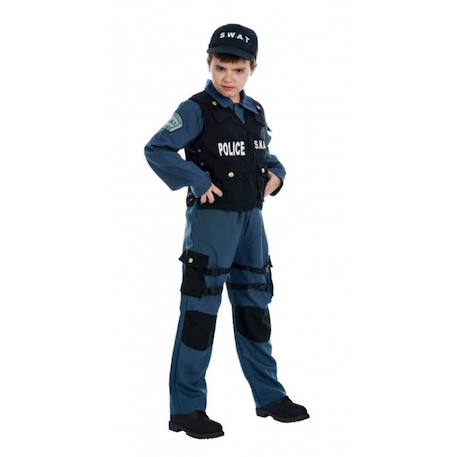 Déguisement policier Noir 3 - vertbaudet enfant 