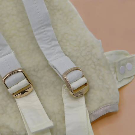 Porte bébé pour poupée sherpa Ecru 6 - vertbaudet enfant 