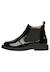 Boots en cuir verni avec fermeture éclair arthur Bordeaux-+Noir-+Noir ivoire- 8 - vertbaudet enfant 