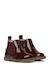 Boots en cuir verni avec fermeture éclair arthur Bordeaux-+Noir-+Noir ivoire- 2 - vertbaudet enfant 