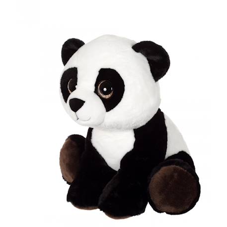 Peluche - peluche puppy eyes pets - panda noir et blanc - 40 cm Noir 6 - vertbaudet enfant 