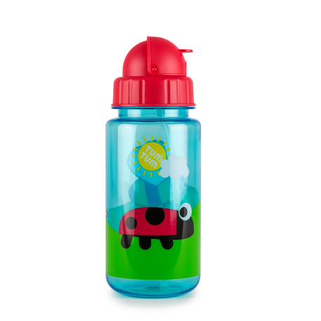 Gourde avec paille ladybird Rouge 2 - vertbaudet enfant 