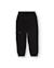 Pantalon pour garçon en molleton avec poche cargo et poignets côtelés Noir 1 - vertbaudet enfant 