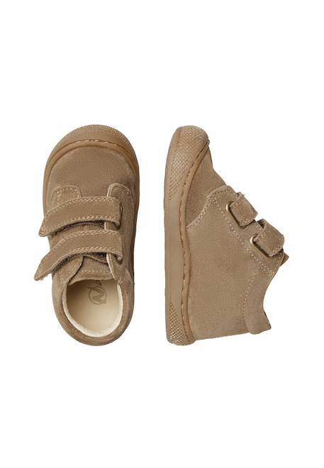 Chaussures premiers pas en suède cocoon wide vl Marine-+Marron- 9 - vertbaudet enfant 