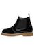 Boots en cuir verni avec fermeture éclair arthur Bordeaux-+Noir-+Noir ivoire- 13 - vertbaudet enfant 