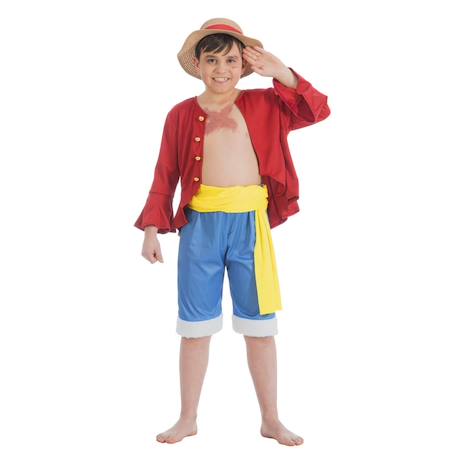 Déguisement luffy one piece Rouge 1 - vertbaudet enfant 