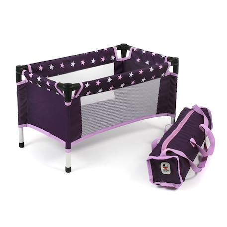 Lit de voyage pour poupées Violet 2 - vertbaudet enfant 