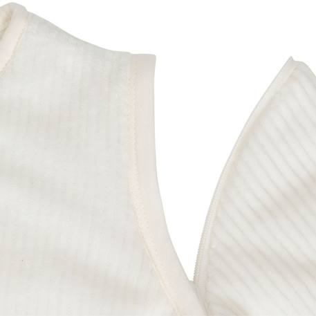 Gigoteuse hiver manches amovibles rib tog 3.5 en coton Ecru+Vert+Vert 5 - vertbaudet enfant 