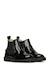 Boots en cuir verni avec fermeture éclair arthur Bordeaux-+Noir-+Noir ivoire- 7 - vertbaudet enfant 