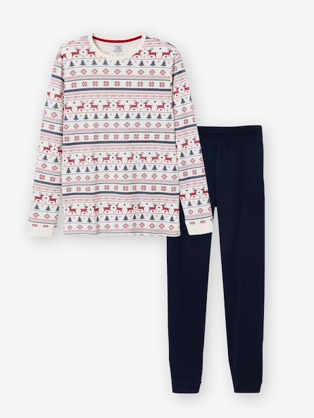Pyjama 2 pièces homme famille Noël bleu nuit 2 - vertbaudet enfant 