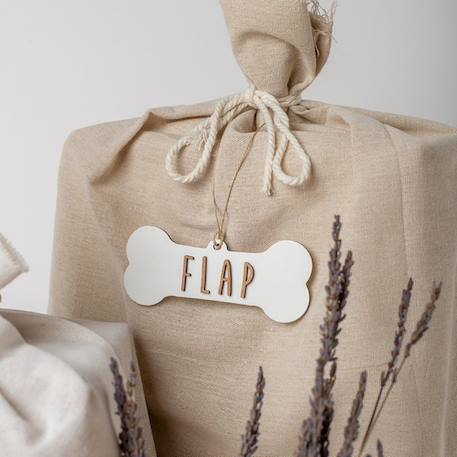 Os de noël personnalisable en bois Beige+Blanc 7 - vertbaudet enfant 