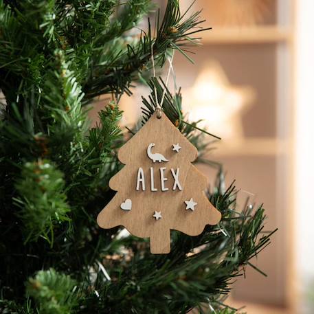 Arbre de noël personnalisable en bois Beige 4 - vertbaudet enfant 