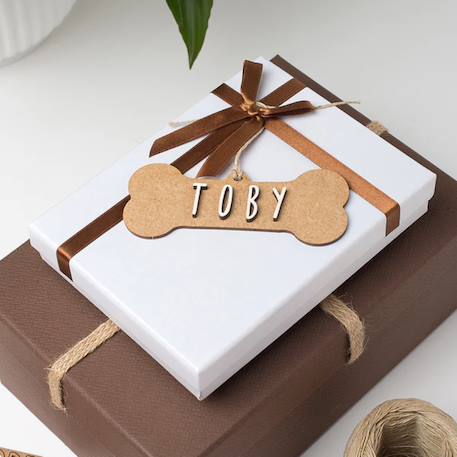 Os de noël personnalisable en bois Beige+Blanc 3 - vertbaudet enfant 