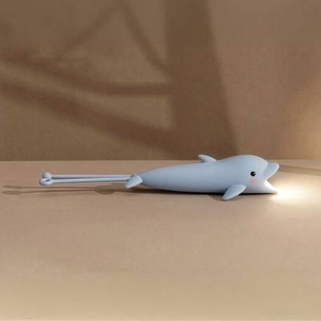 Lampe torche animaux en silicone pour enfants Beige+Bleu ciel+Camel+Écru+Marron+Orange+Rose+Taupe+Vert 8 - vertbaudet enfant 