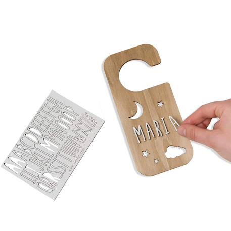Accroche-porte personnalisable nuit Beige 2 - vertbaudet enfant 