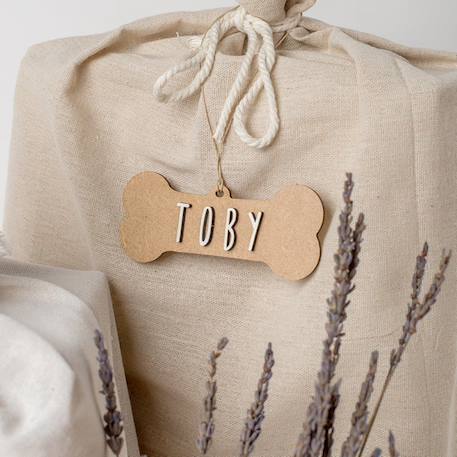 Os de noël personnalisable en bois Beige+Blanc 5 - vertbaudet enfant 