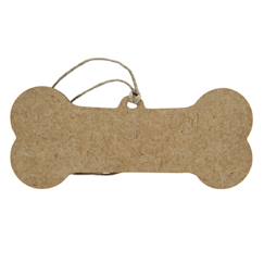 Linge de maison et décoration-Décoration-Os de noël personnalisable en bois