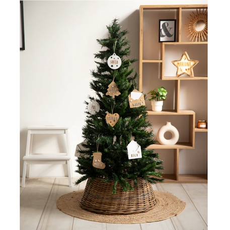 Arbre de noël personnalisable en bois Beige 6 - vertbaudet enfant 