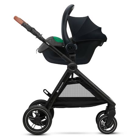 Siège Auto Bébé Kinderkraft MINK PRO 2 i-Size avec H-GUARD+, SPS+, EASY GROW, Coque Ventilée et Harnais 5 Points Noir et gris 5 - vertbaudet enfant 